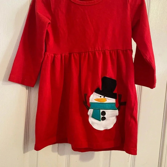 Snowman Holiday Dress - Picture 2 of 6